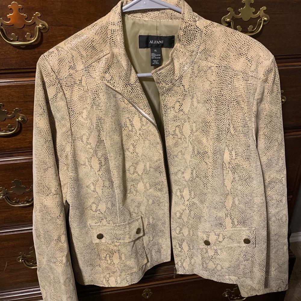 Alfani leather jacket